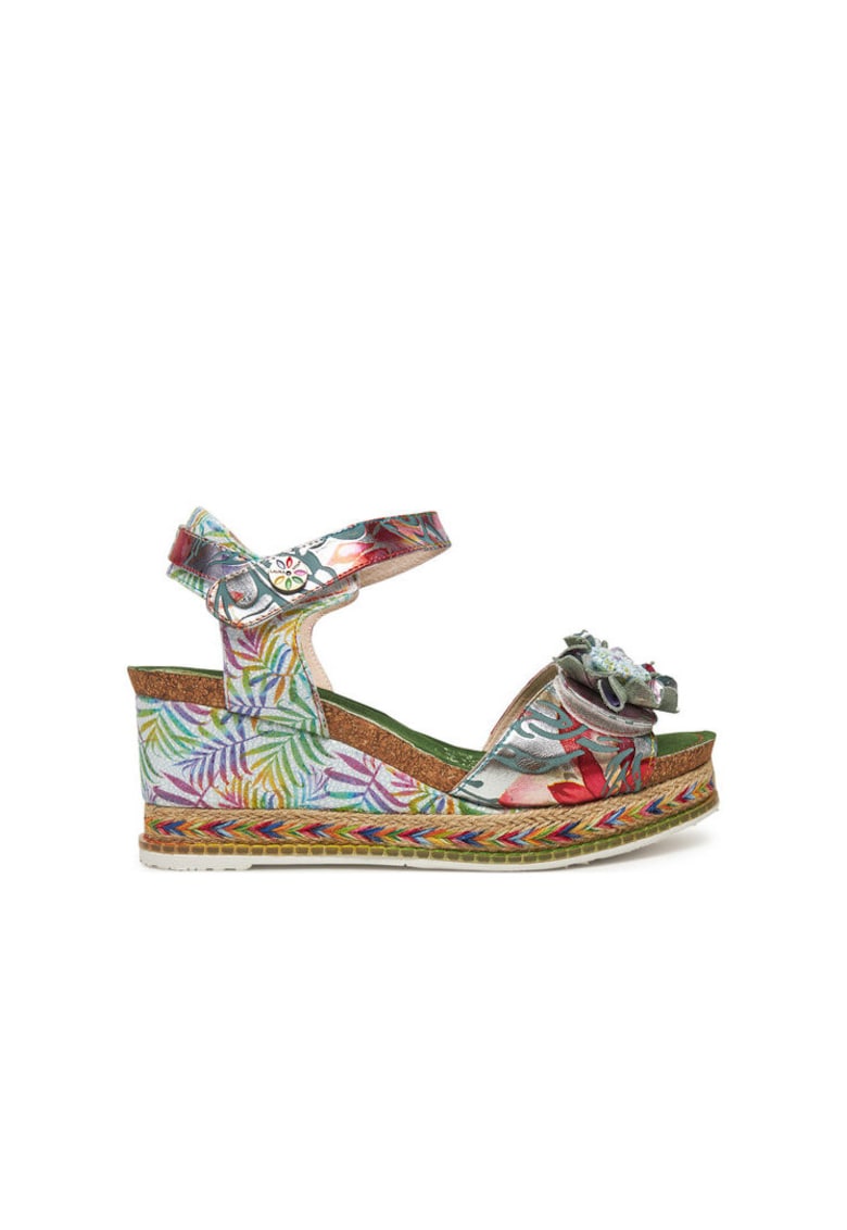 Espadrile dama HACDEO 09 - Piele naturala - Argintiu