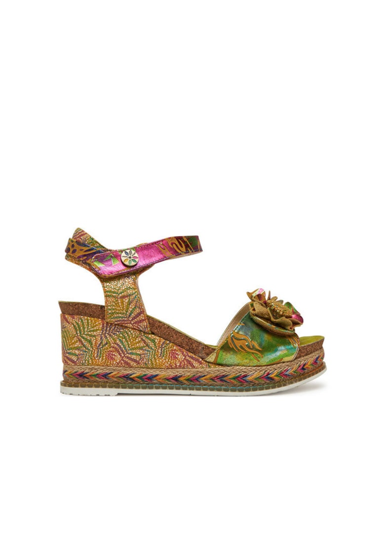Espadrile dama HACDEO 09 - Piele naturala - Galben