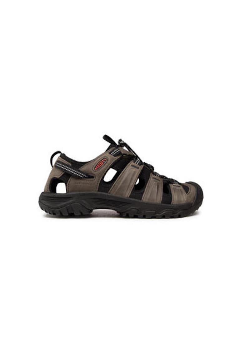 Sandale barbati 1022428 - Piele naturala - Gri - Gri