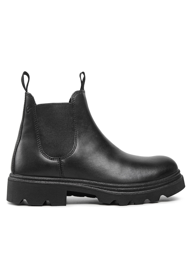 Ecco Botine cu glezna joasa pentru barbati 21470401001 - Piele naturala - 43 EU - Negru