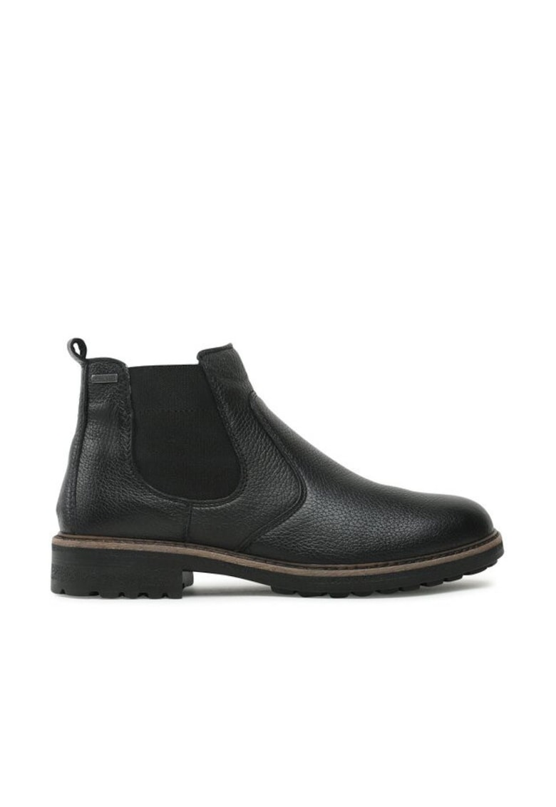 Botine cu glezna joasa pentru barbati 11-24715-01 - Piele naturala - 42 EU - Negru