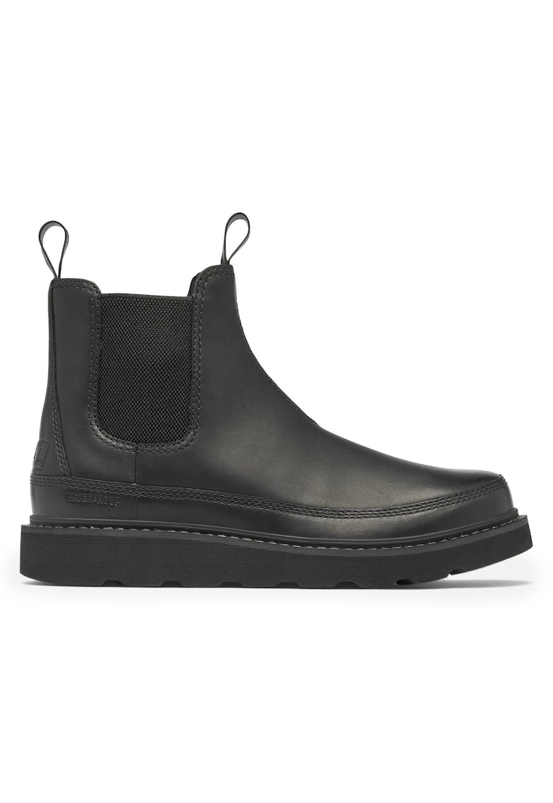 Botine cu glezna joasa pentru barbati 2078351010 - Piele naturala - Negru - Negru