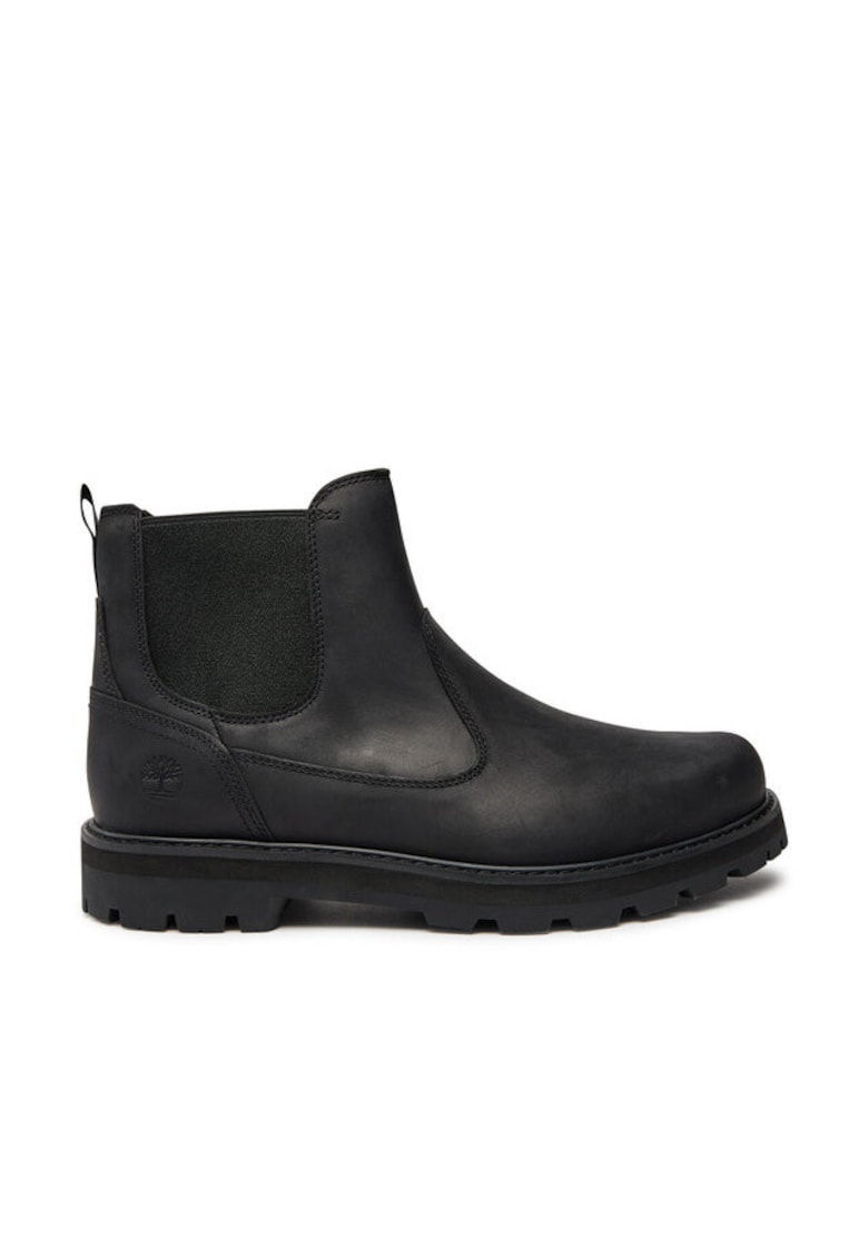 Botine cu glezna joasa pentru barbati TB0A6A4WW021 - Piele naturala - Negru - Negru