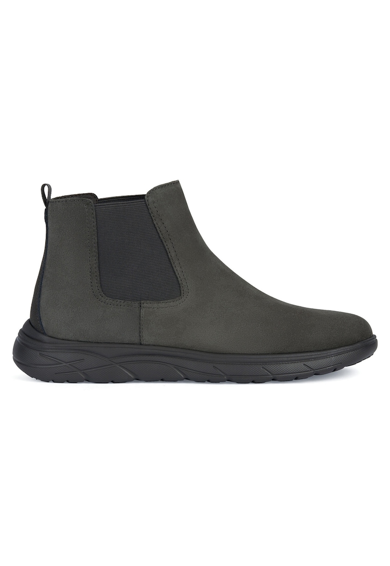 Botine cu glezna joasa pentru barbati  U36E1A-022EK - Textil - Maro
