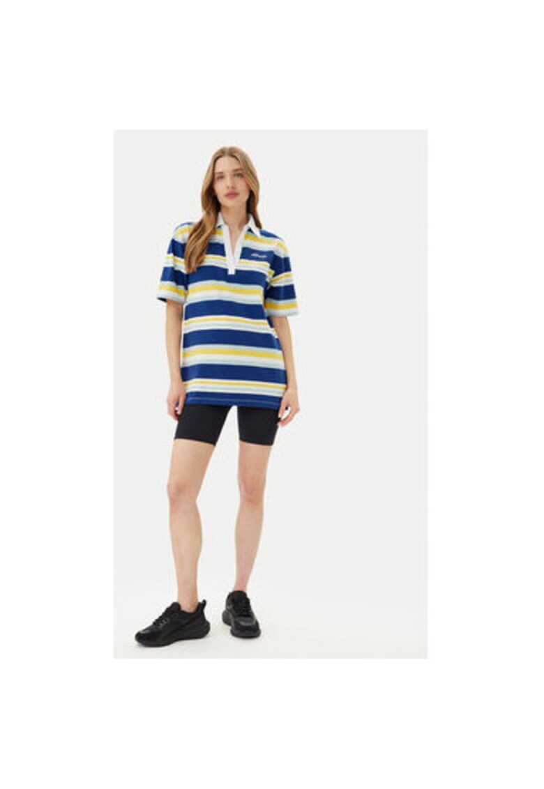 Tricou polo dama NP0A4ILKSA81 - Bumbac - Albastru - Albastru