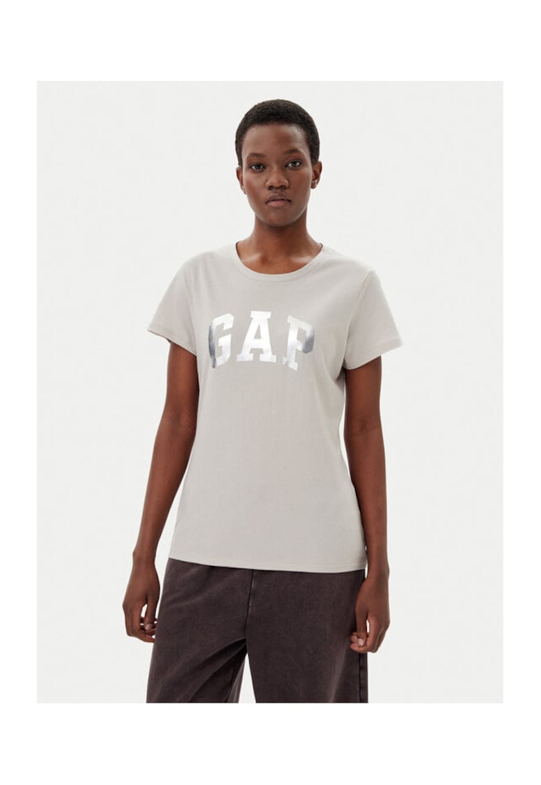 Tricou dama 729555-09 - Bumbac - Bej - Bej