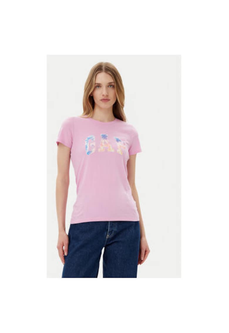 Tricou dama 776775-06 - Bumbac - Roz - Roz