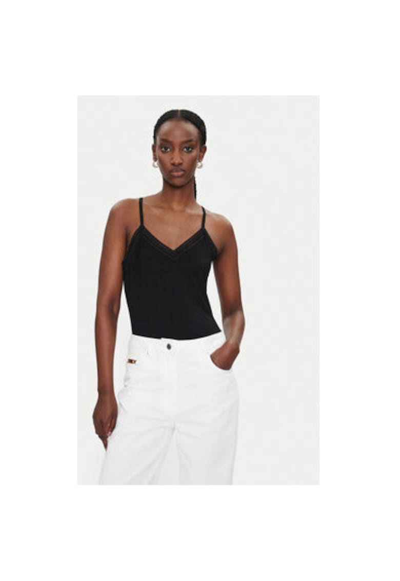 Top dama  192-BARBA.N - Viscoza - Negru