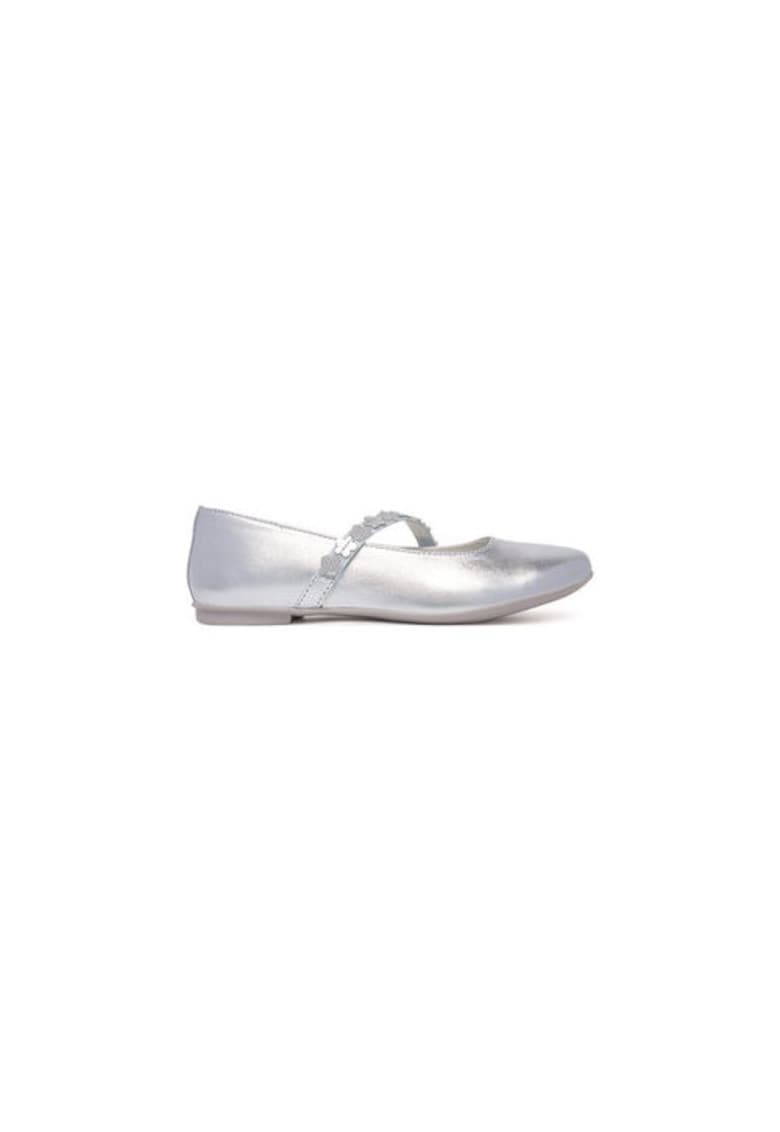 Balerini fete 7927622 - Piele naturala - 34 EU - Argintiu
