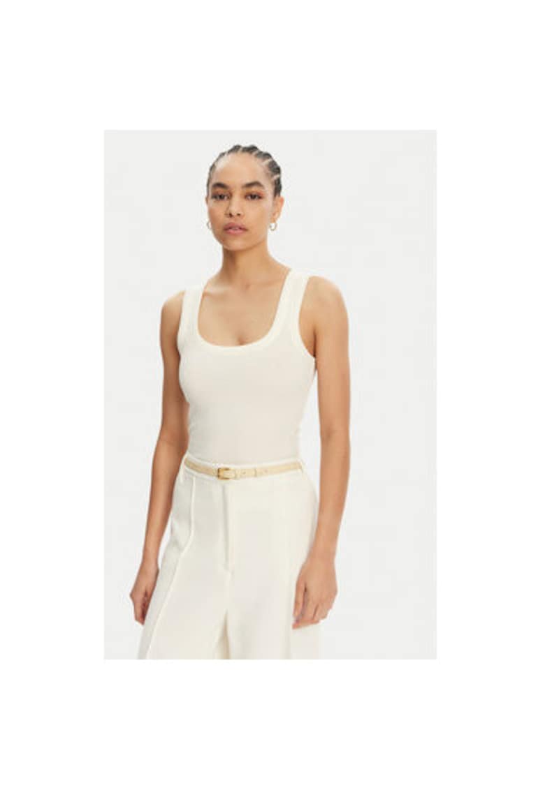 Top dama 24E241JS1582032 - Bumbac - Ecru