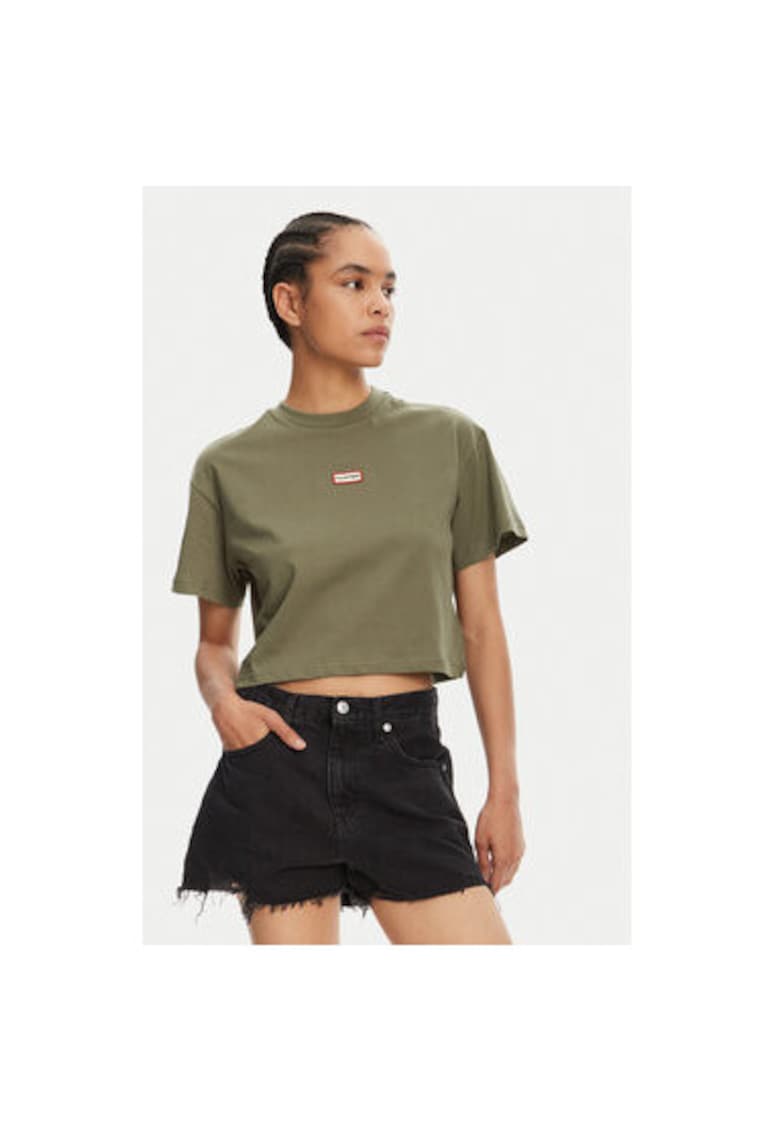 Tricou dama HARW0059251 - Bumbac - Kaki - Kaki