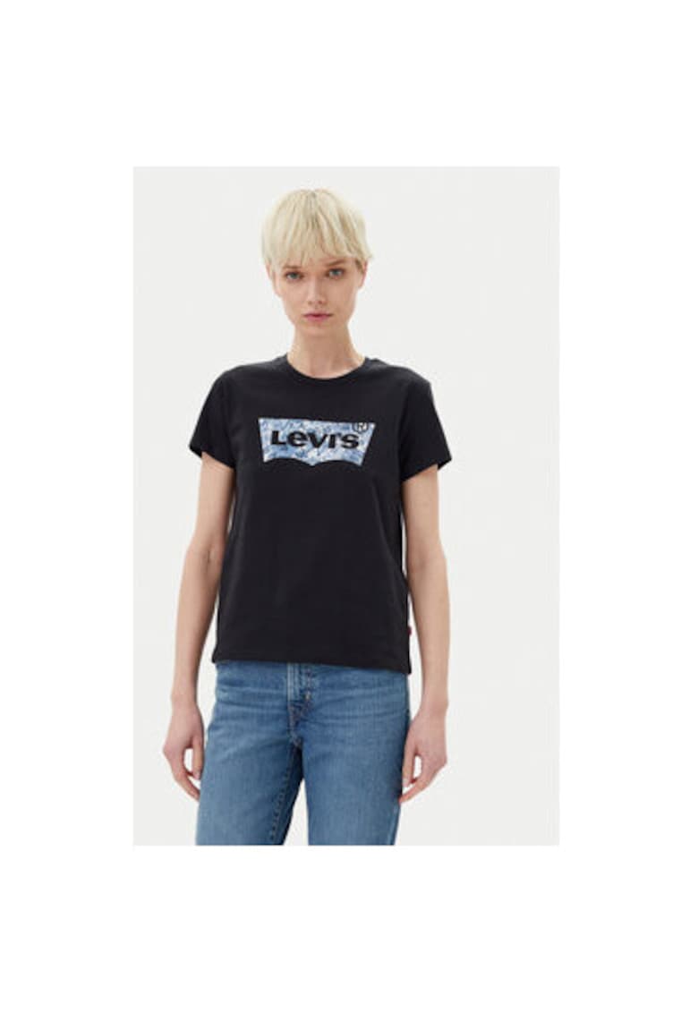 Tricou dama Levi S - 17369-2930 - Bumbac - Negru