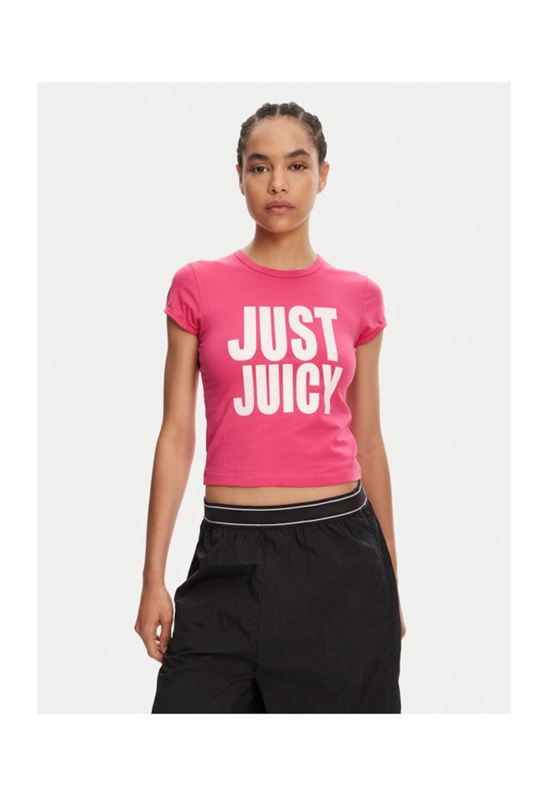 Tricou dama JCGCT125040 - Bumbac - Roz - Roz