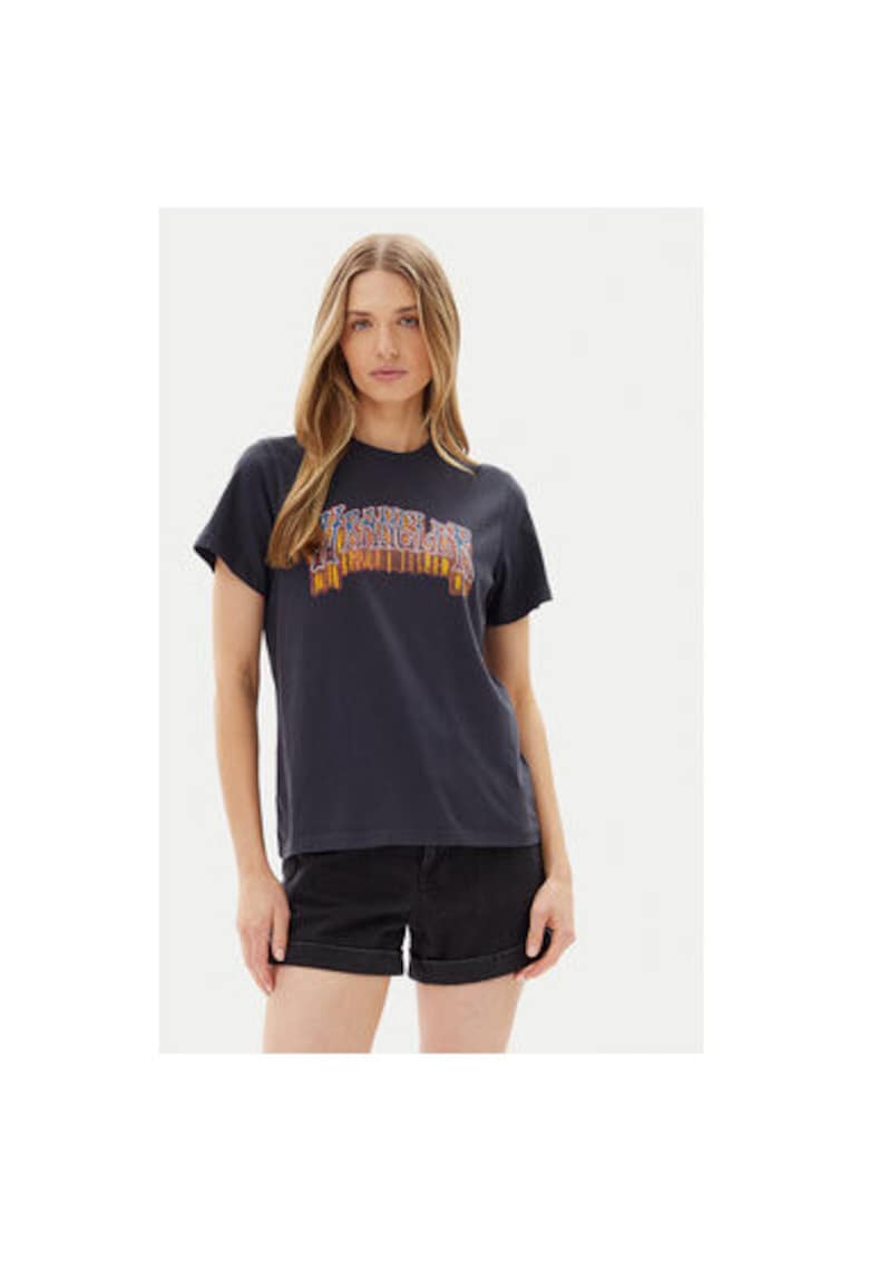 Tricou dama 112362783 - Bumbac - Negru - Negru