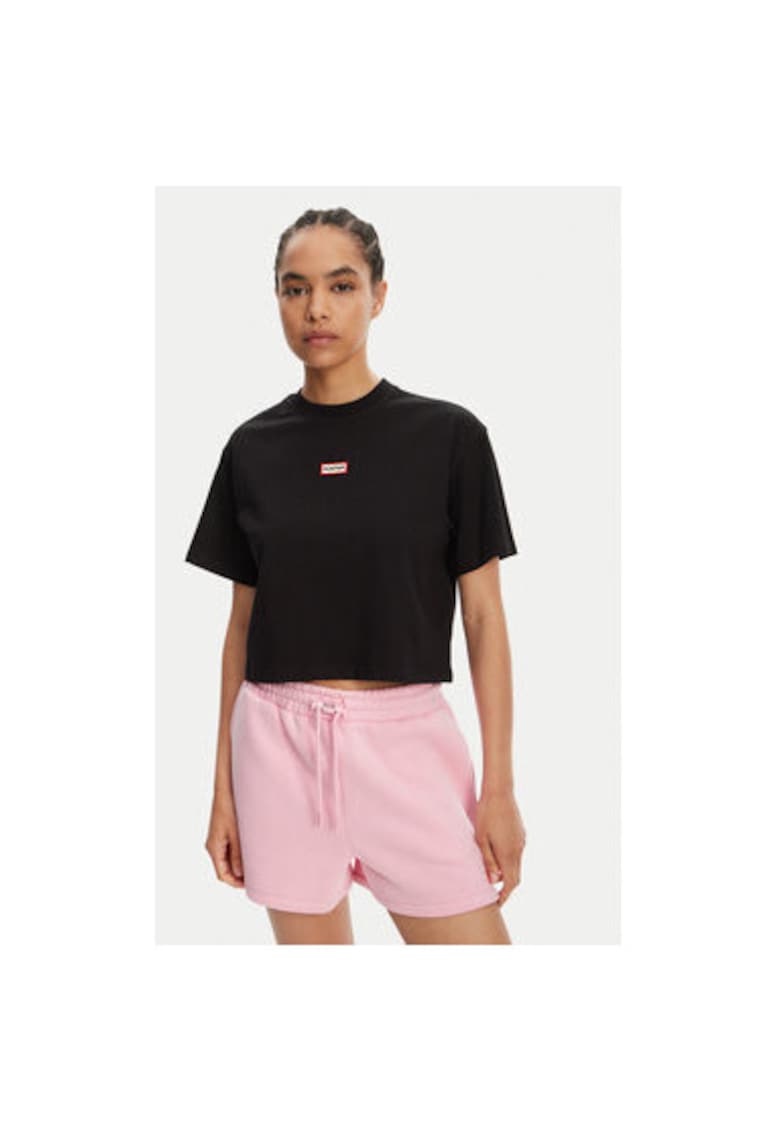 Tricou dama HARW0070251 - Bumbac - Negru - Negru