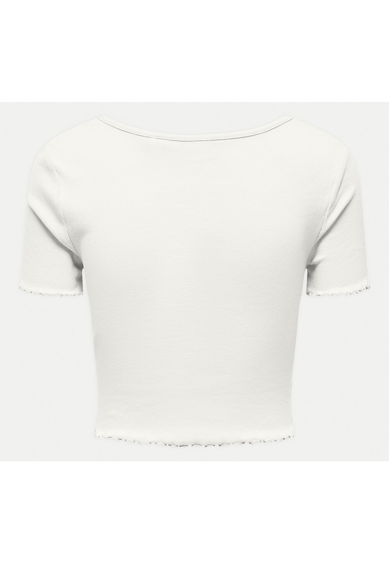 Tricou dama 15311919 - Bumbac organic - Alb - Alb
