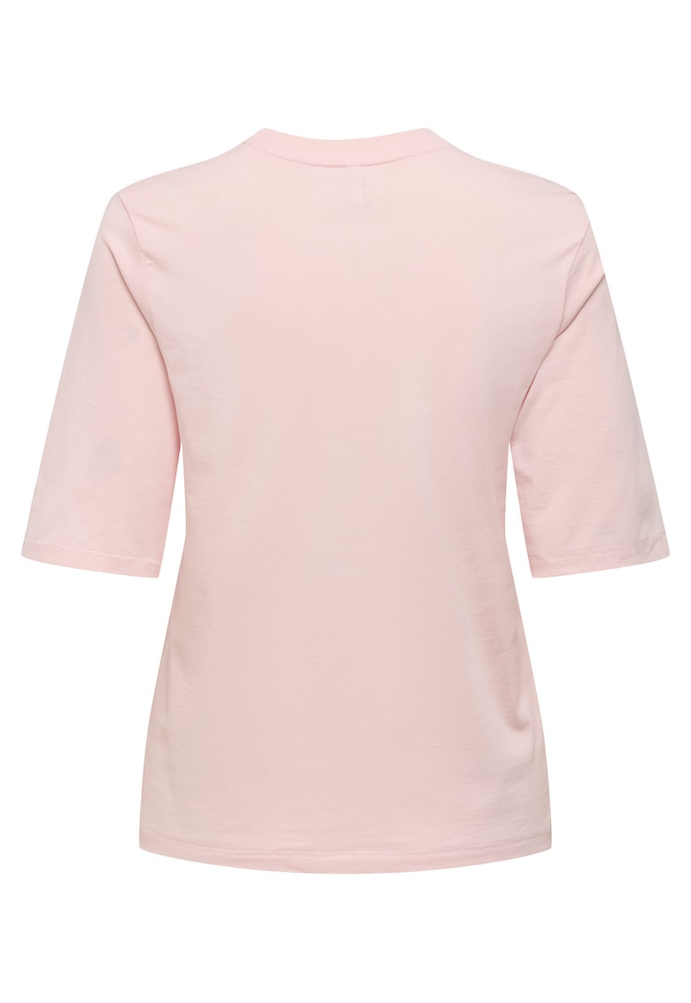 Tricou dama 15351369 - Bumbac - Roz