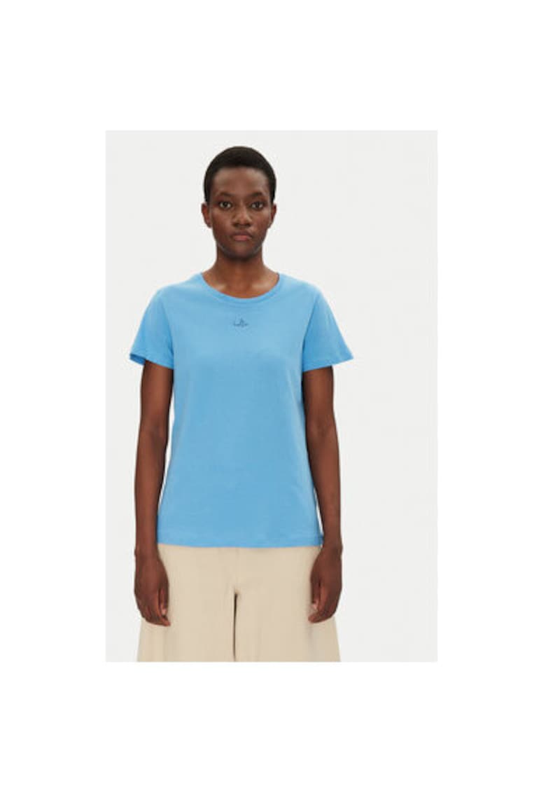 Tricou dama 20615288 - Bumbac - Albastru - Albastru