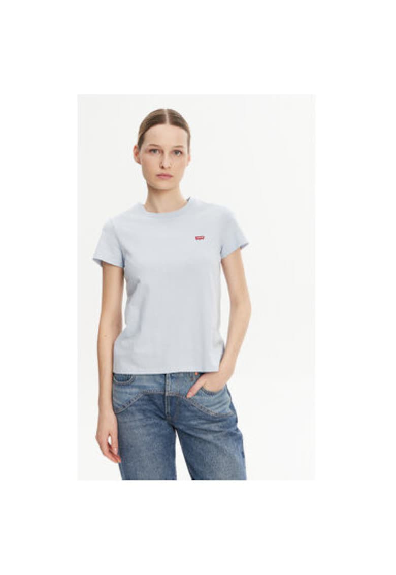 Tricou dama Levi S - 39185-0361 - Bumbac - 2XS INTL - Albastru deschis
