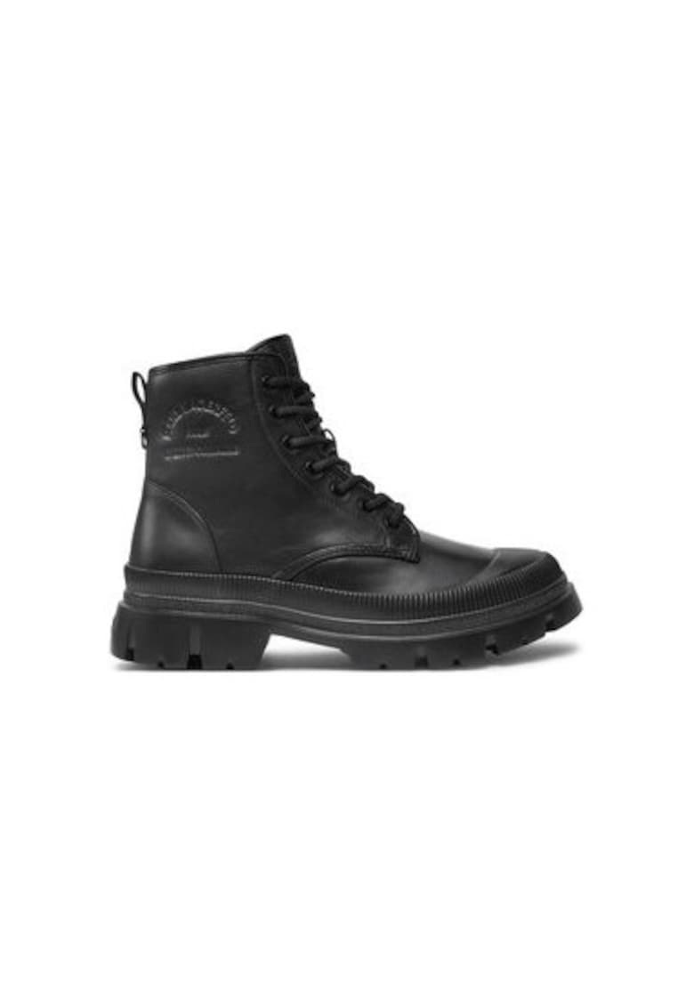 Ghete barbati KL25264A - Piele naturala - Negru