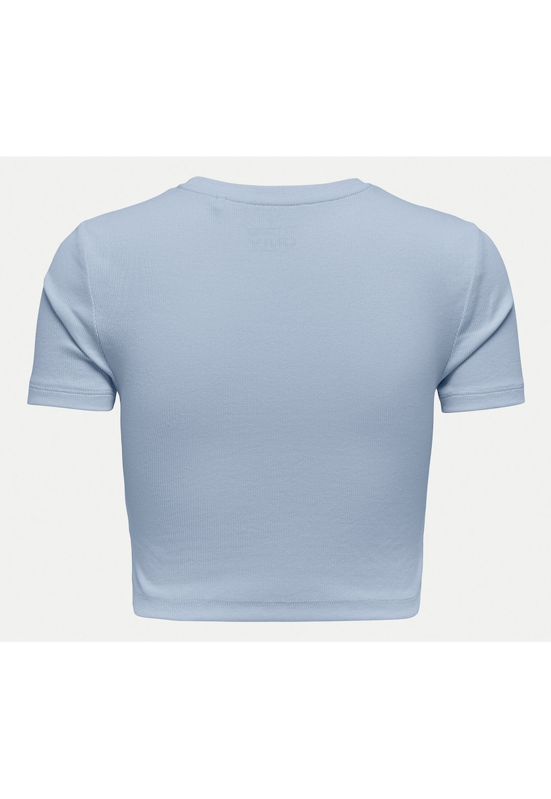 Tricou dama 15311891 - Bumbac organic - XL INTL - Albastru deschis