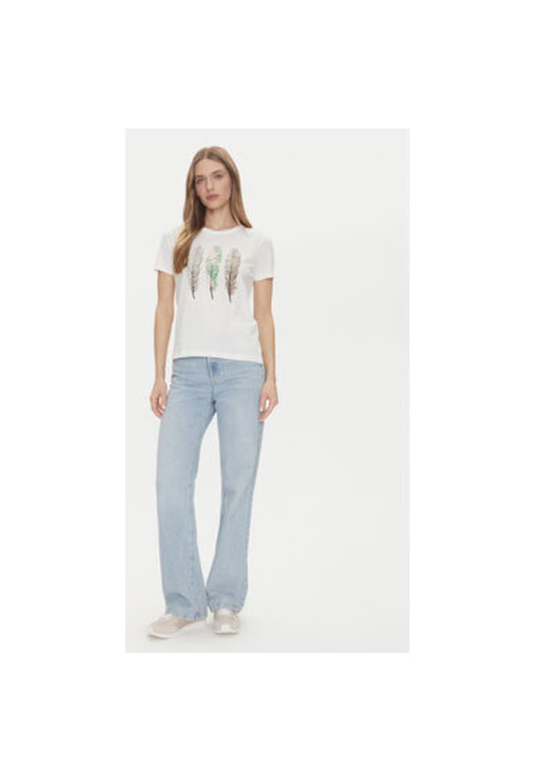 JdY Tricou dama 15311702 - Bumbac/Bumac reciclat - 43374 - Alb