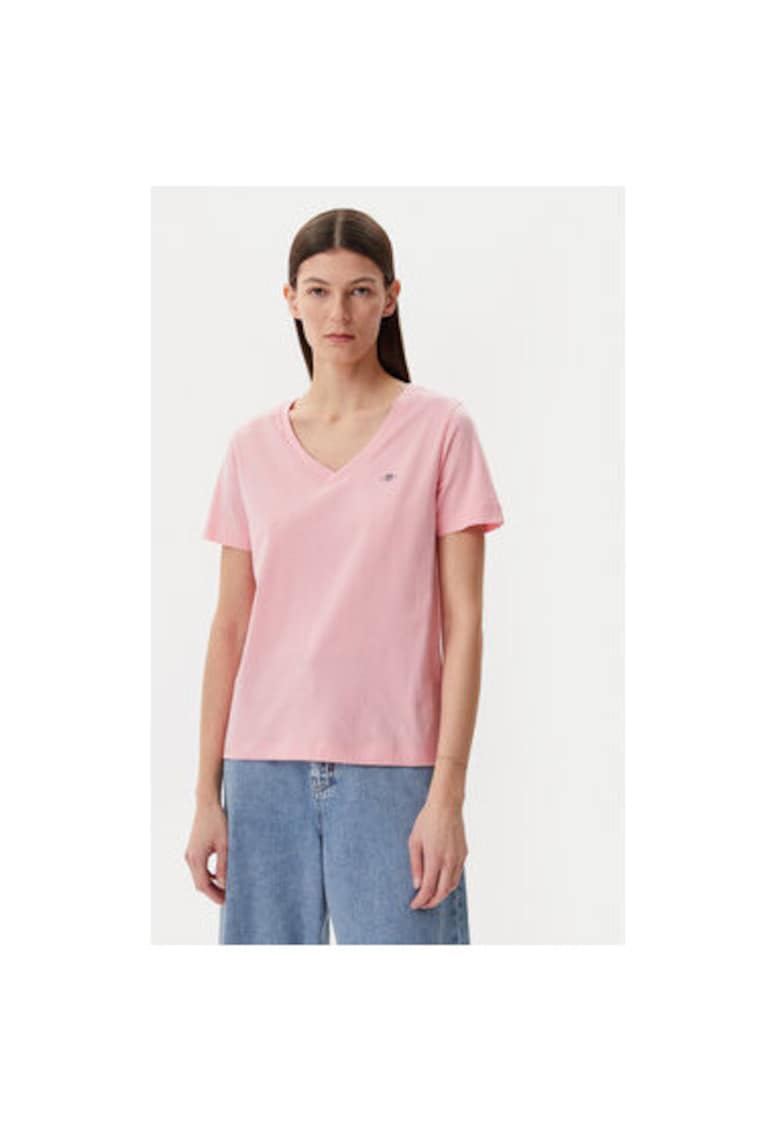 Tricou dama 4200750 - Bumbac - Roz - Roz