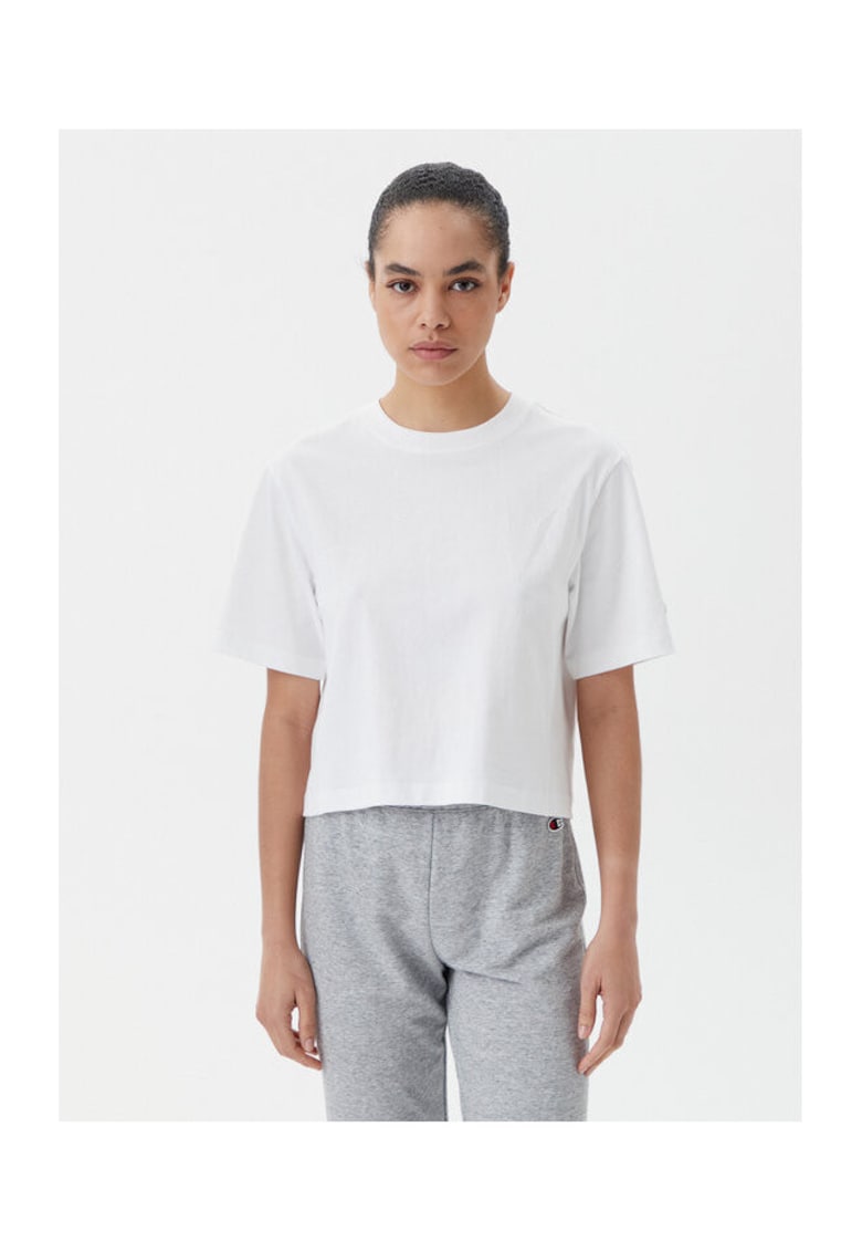 Tricou dama 117874 - Bumbac - Alb - Alb