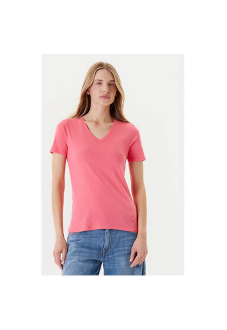 Tricou dama 3GA2E4230 - Bumbac - Roz - Roz