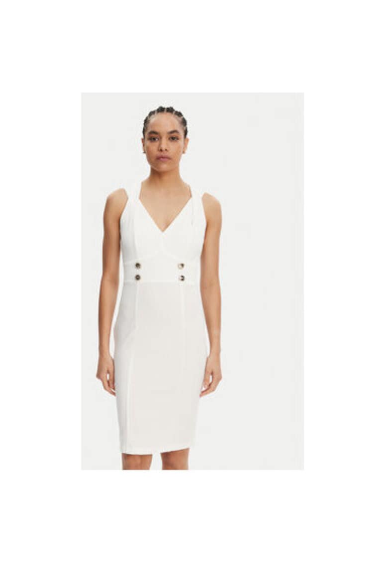 Rochie dama CFC0019924002 - Poliester - Alb - Alb