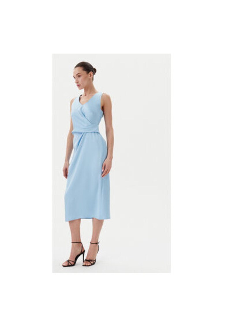 Rochie dama CFC0122928003 - Poliester - Albastru deschis