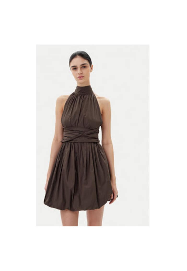 Rochie dama TD0606 - Bumbac - Maro