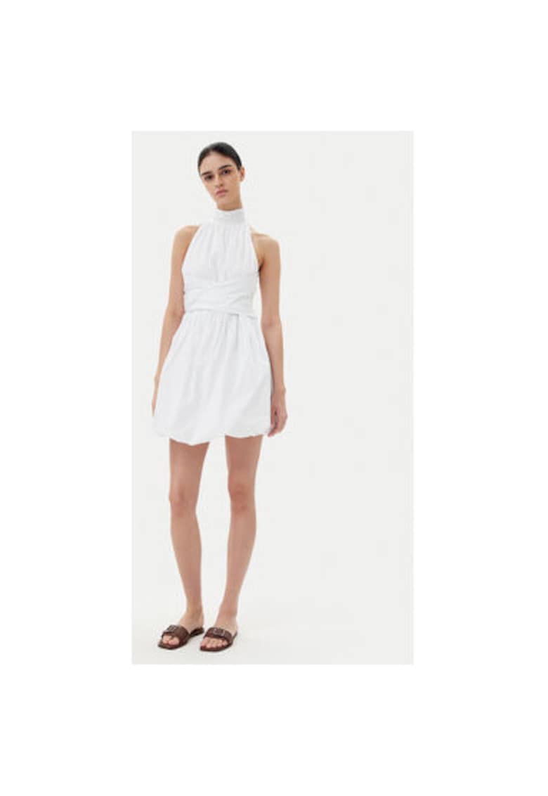 Rochie dama TD0606 - Bumbac - Alb