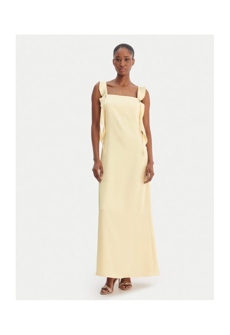 Rochie dama 10340914 - Poliester - Bej