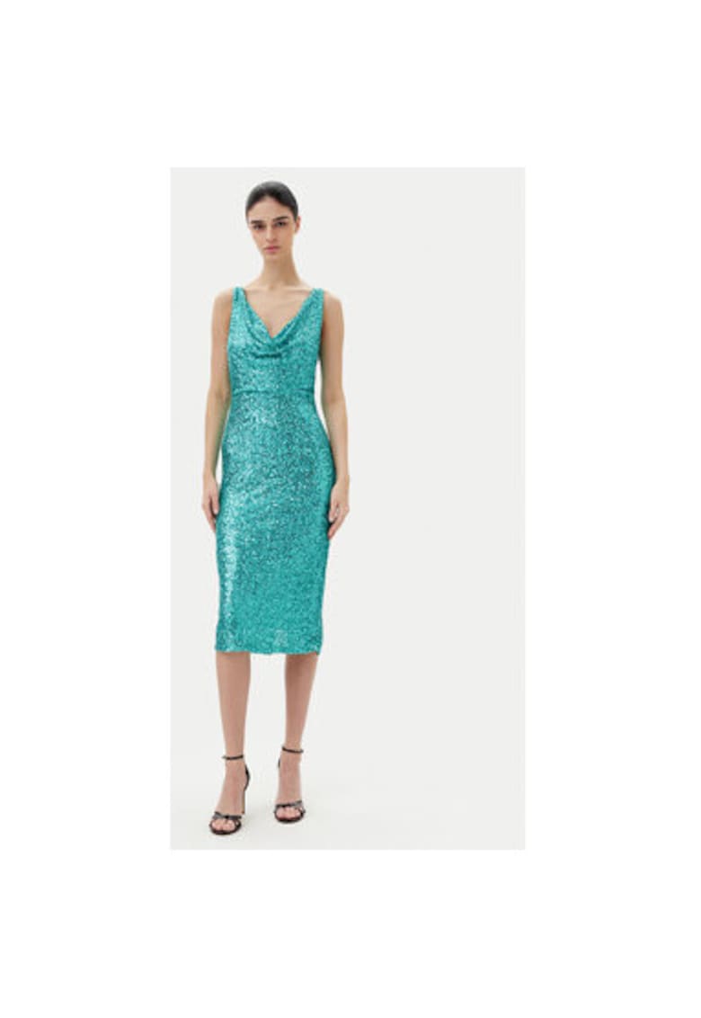 Rochie dama CFC0123778003 - Poliester - Verde Rochie dama CFC0123778003 - Poliester - Verde