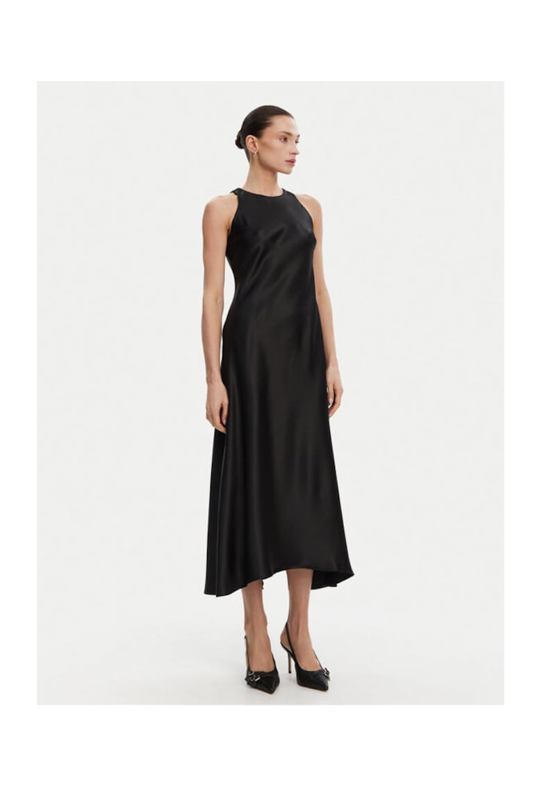 Rochie dama 53-3318 - Poliester - Negru - Negru