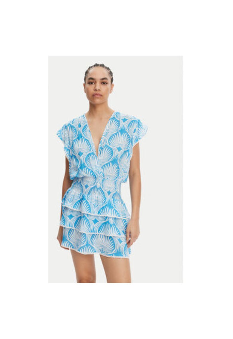 Rochie de vara dama  JESS - Viscoza - Albastru