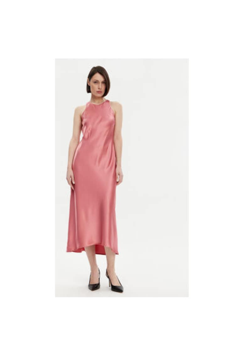 Rochie dama 53-3318 - Poliester - Roz - Roz