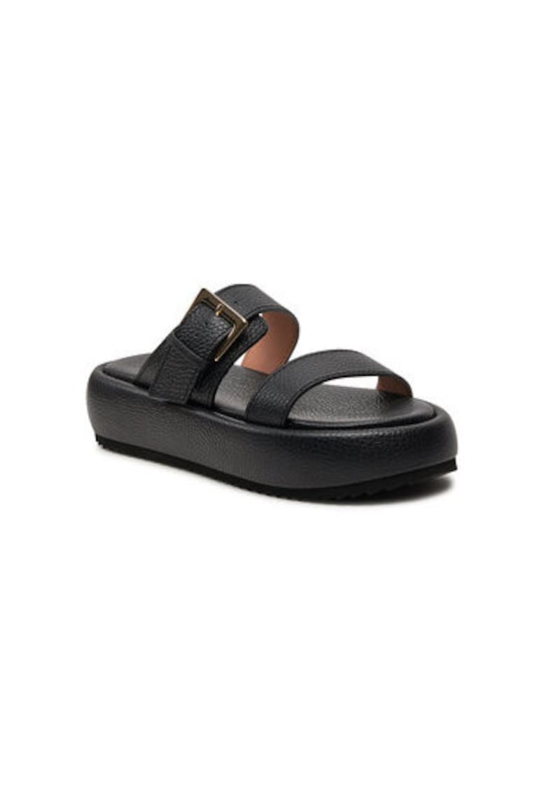 Papuci dama 303874377 - Piele naturala - Negru Papuci dama 303874377 - Piele naturala - Negru