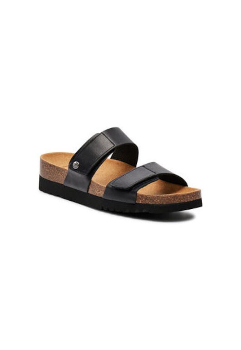 Papuci dama 304156830 - Piele naturala - 35 EU - Negru