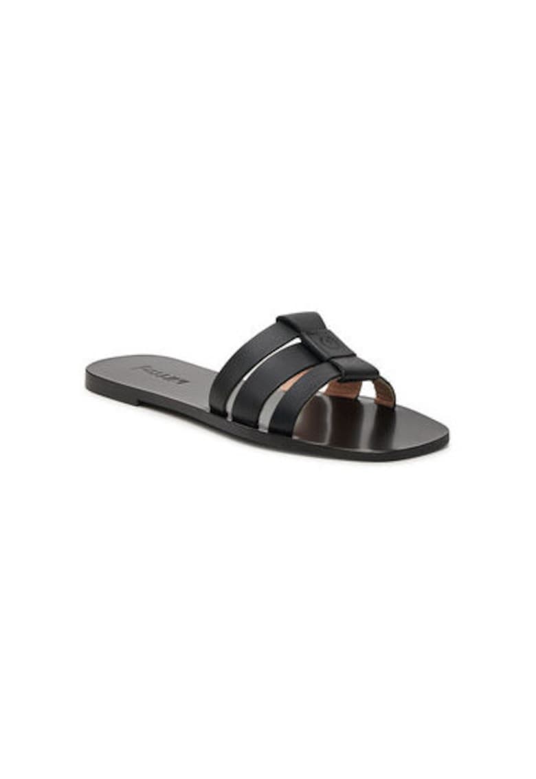Papuci dama 303874353 - Piele naturala - Negru
