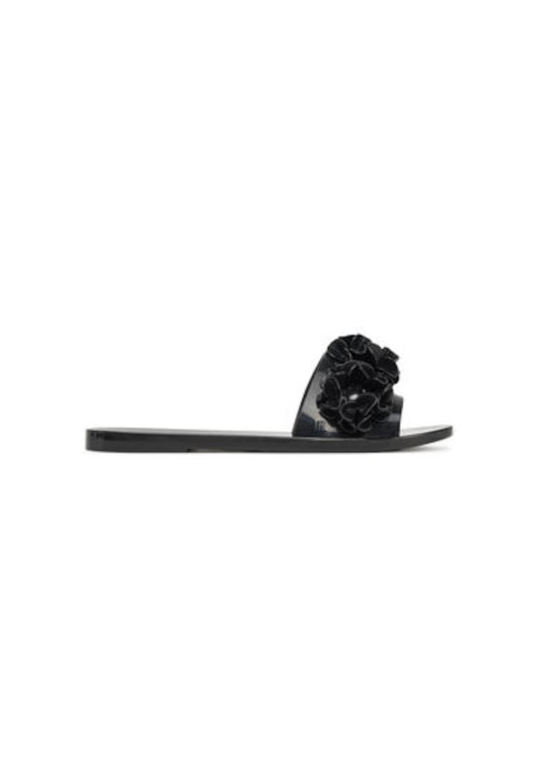 Papuci dama 304872662 - Sintetic - Negru - Negru - Melissa