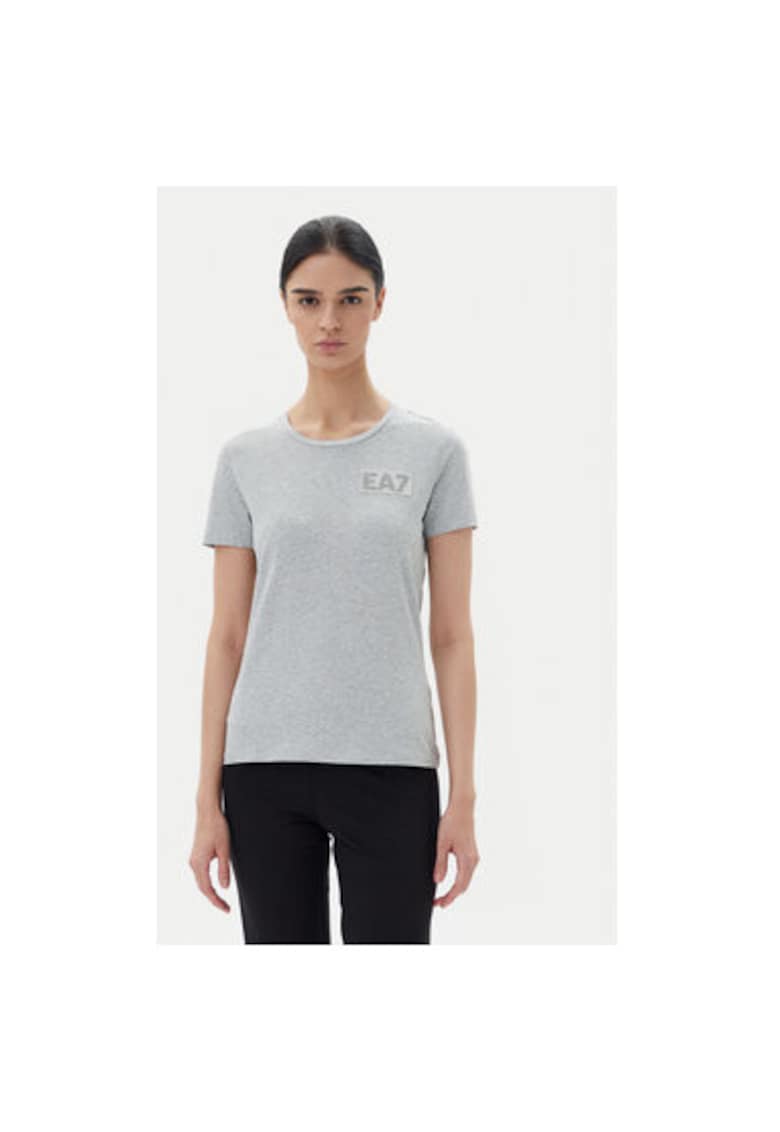 Tricou dama Emporio Armani - 7W000492 AF10373 - Bumbac - Gri - Gri