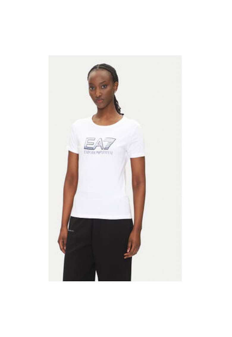 Tricou dama Emporio Armani - 7W000183 AF10373 - Bumbac - Alb - Alb