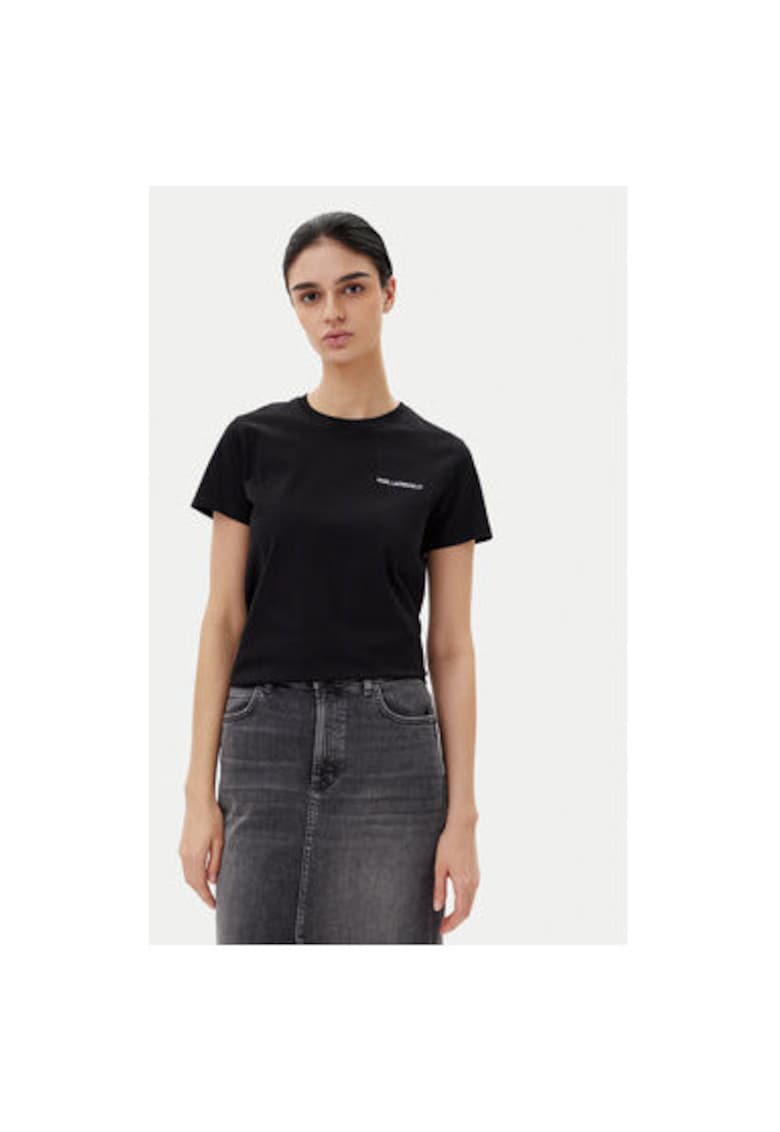 Tricou dama Bumbac - Negru