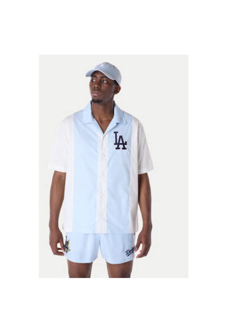 Camasa barbati 60596335 - Bumbac - Alb/Albastru deschis