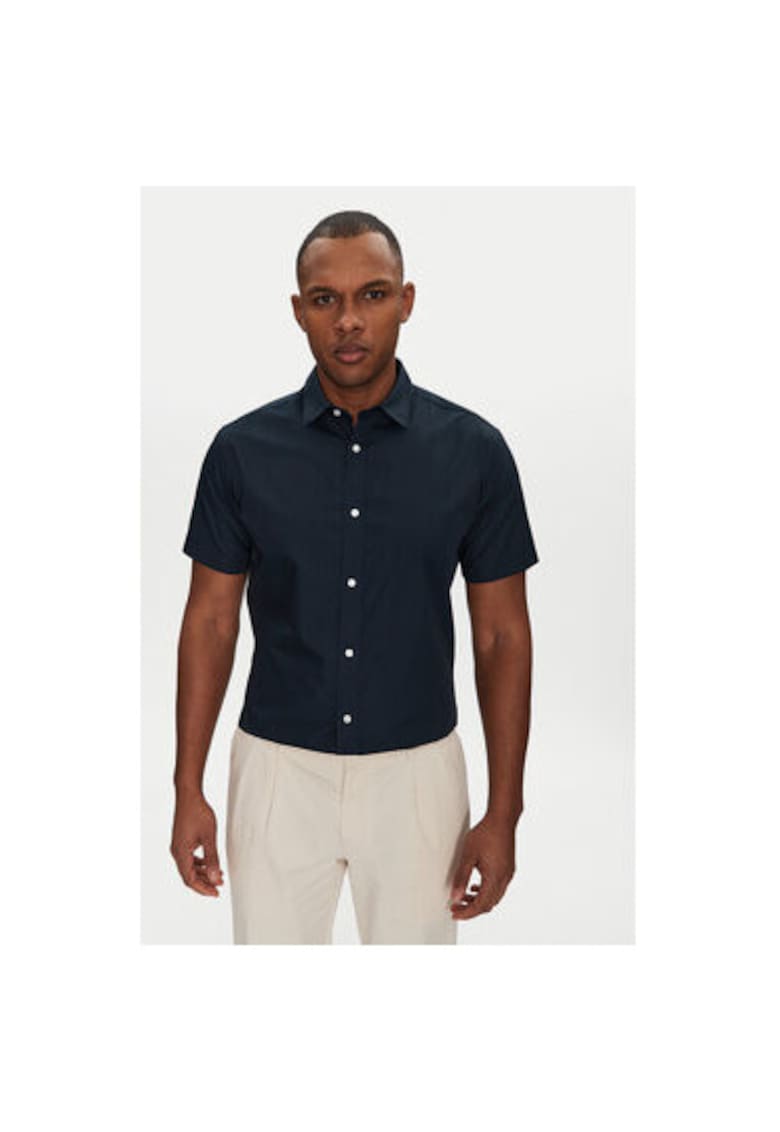 Camasa barbati Jack Jones - 12195062 - Bumbac/Poliester - Bleumarin