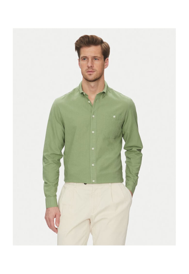 Camasa barbati 20718400 - In/Bumbac - Verde - Verde