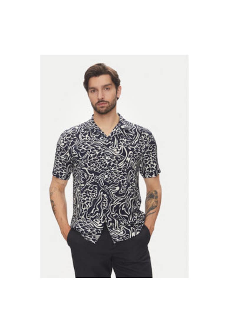 Camasa barbati 30-203717 - Viscoza - Bleumarin Camasa barbati 30-203717 - Viscoza - Bleumarin