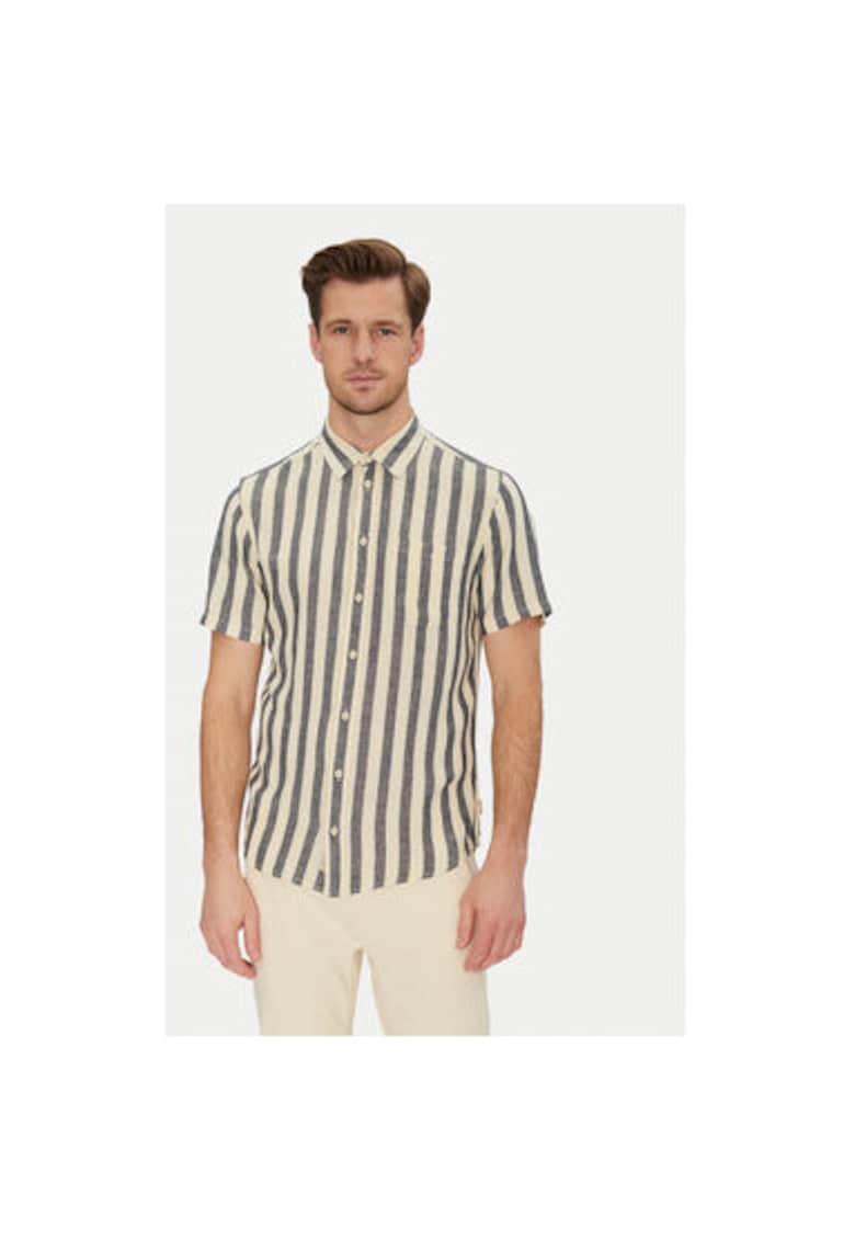 Camasa barbati 20718392 - In/Viscoza - Bej/Bleumarin